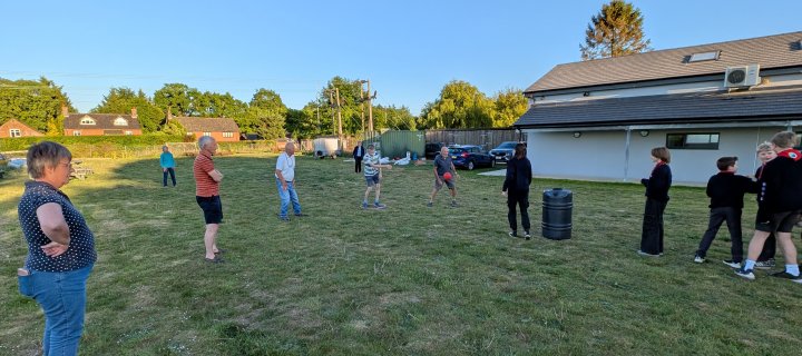 rotary
playing cricket