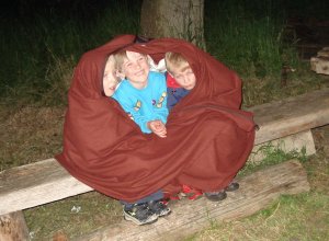 camp
fire blanket